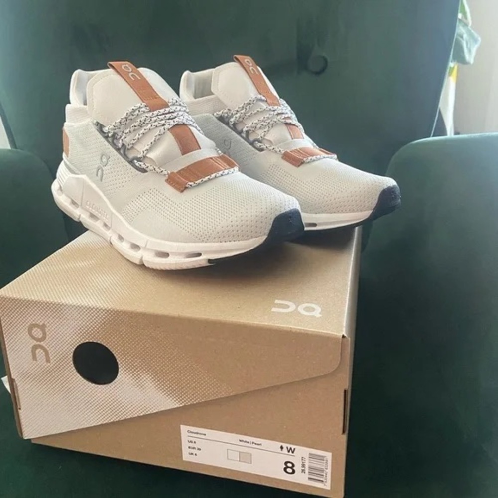 On Running Women's Sneakers in White and Brown